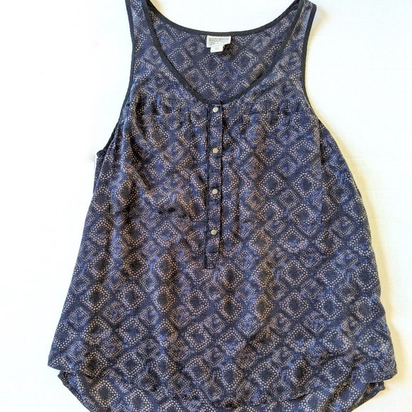 Converse One Star Hi-low Button Tank Top - Picture 1 of 5